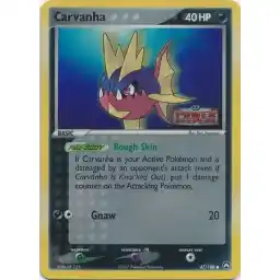 EX Power Keepers - 47/108 - Carvanha - Reverse Holo