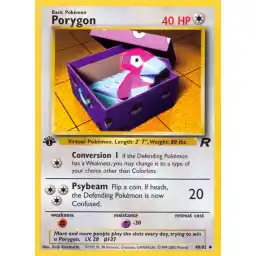 Team Rocket - 48/82 - Porygon - 1st Edition