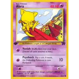 Team Rocket - 49/82 - Abra - 1st Edition