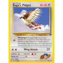 Gym Challenge - 049/132 - Koga's Pidgey (Lv 9)