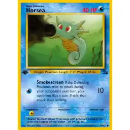 Fossil - 49/62 - Horsea - 1st Edition