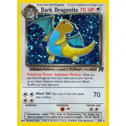 Team Rocket - 05/82 - Dark Dragonite - Holo (Damaged)