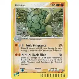 EX Dragon - 5/97 - Golem - Holo Rare