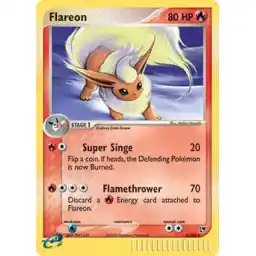 EX Sandstorm - 005/100 - Flareon - Holo Rare (Lightly Played)