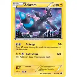 Legendary Treasures - 051/113 - Zekrom - Holo Rare (Lightly Played)