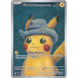[Auksjon] Pokemon SV Promo SVP085 - Pikachu with Grey Felt Hat (sealed)