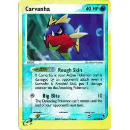 EX Ruby & Sapphire - 051/109 - Carvanha - Reverse Holo