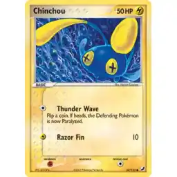 EX Unseen Forces - 52/115 - Chinchou