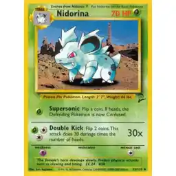 Base Set 2 - 053/130 - Nidorina (Near Mint -)