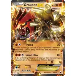 Dark Explorers - 054/108 - Groudon EX (Lightly Played)