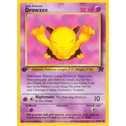 Team Rocket - 54/82 - Drowzee - 1st Edition