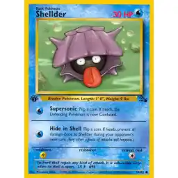 Fossil - 54/62 - Shellder - 1st Edition