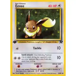 Team Rocket - 55/82 - Eevee - 1st Edition