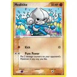 EX Crystal Guardians - 056/100 - Meditite (Lightly Played)
