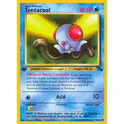Fossil - 56/62 - Tentacool - 1st Edition