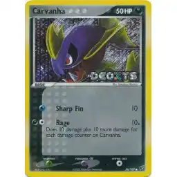EX Deoxys - 056/107 - Carvanha - Reverse Holo (Stamp)