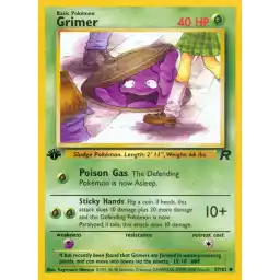 Team Rocket - 57/82 - Grimer - 1st Edition
