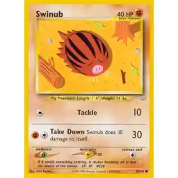 Neo Revelation - 57/64 - Swinub (Moderately Played)