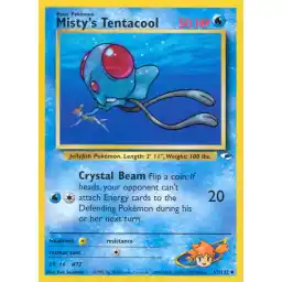 Gym Heroes - 057/132 - Misty's Tentacool (lv 16)