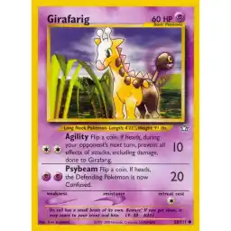 Neo Genesis - 058/111 - Girafarig (Lightly Played)