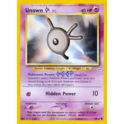 Neo Revelation - 58/64 - Unown K