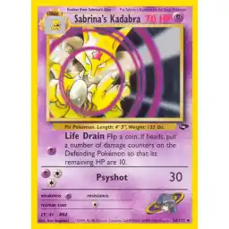 Gym Challenge - 058/132 - Sabrina's Kadabra