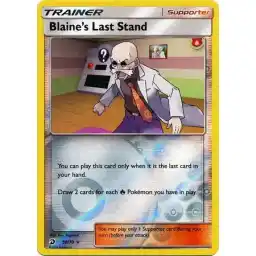 Dragon Majesty - 58/70 - Blaine's Last Stand - Reverse Holo