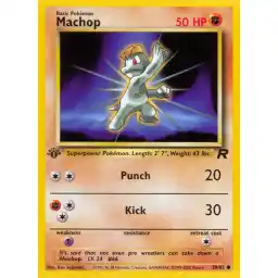 Team Rocket - 59/82 - Machop - 1st Edition