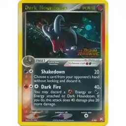 EX Team Rocket Returns - 005/109 - Dark Houndoom - Reverse Holo (Moderately Played)