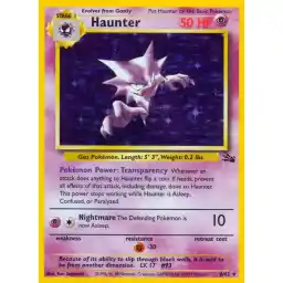 Fossil - 06/62 - Haunter - Holo (Damaged)