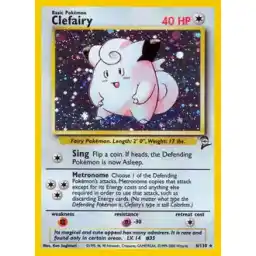 Base Set 2 - 006/130 - Clefairy - Holo (Moderately Played)