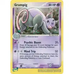 EX Dragon - 6/97 - Grumpig - Holo Rare (Lightly Played)