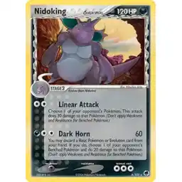 EX: Dragon Frontiers - 006/101 - Nidoking (delta species) - Holo