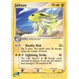 EX Sandstorm - 006/100 - Jolteon - Holo Rare (Moderately Played)