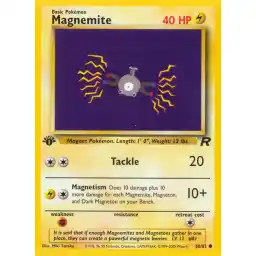 Team Rocket - 60/82 - Magnemite - 1st Edition