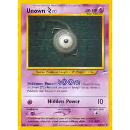 Neo Destiny - 060/105 - Unown Z