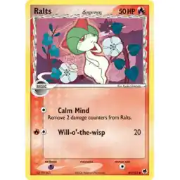 EX: Dragon Frontiers - 061/101 - Ralts (delta species)