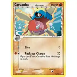 EX: Holon Phantoms - 061/110 - Carvanha (delta species)