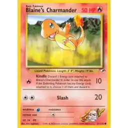 Gym Heroes - 061/132 - Blaine's Charmander (Lightly Played)