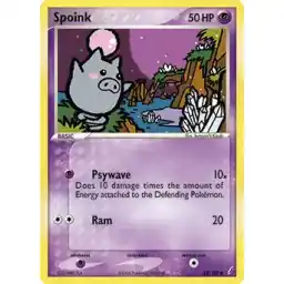 EX Crystal Guardians - 062/100 - Spoink (Lightly Played)