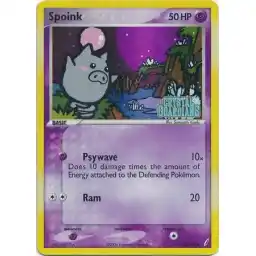 EX Crystal Guardians - 062/100 - Spoink - Reverse Holo
