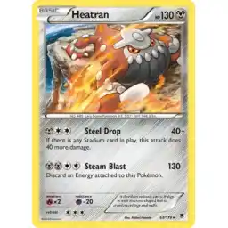 XY Phantom Forces - 063/119 - Heatran - Holo Rare
