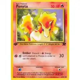 Team Rocket - 64/82 - Ponyta - 1st Edition