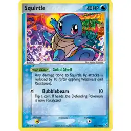 EX Crystal Guardians - 064/100 - Squirtle (Heavily Played)