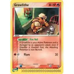 EX Sandstorm - 065/100 - Growlithe