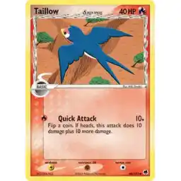 EX: Dragon Frontiers - 066/101 - Taillow (delta species)