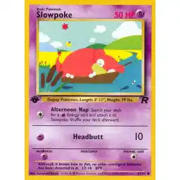 Team Rocket - 67/82 - Slowpoke - 1st Edition