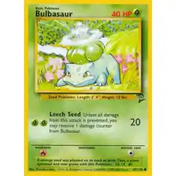 Base Set 2 - 067/130 - Bulbasaur (Heavily Played)