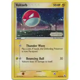 EX Legend Maker - 68/92 - Voltorb - Reverse Holo (Heavily Played)