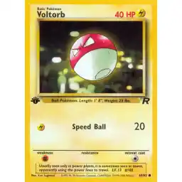 Team Rocket - 69/82 - Voltorb - 1st Edition